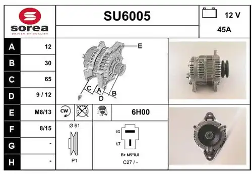 генератор SERA SU6005