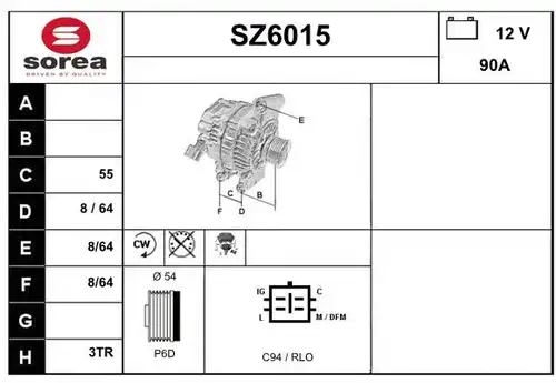 генератор SERA SZ6015