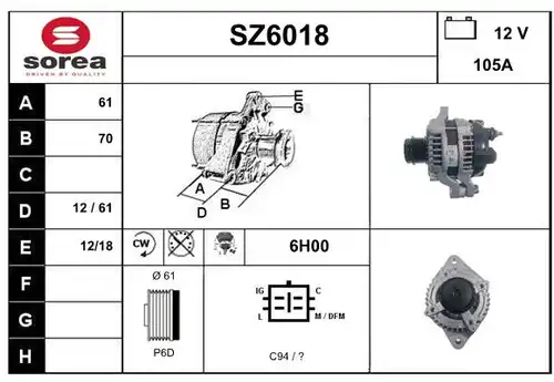 генератор SERA SZ6018