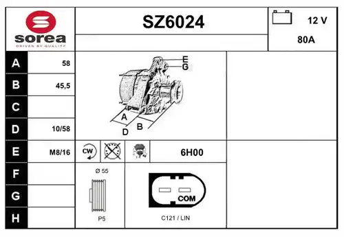 генератор SERA SZ6024