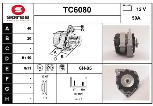 генератор SERA TC6080