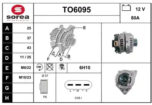 генератор SERA TO6095