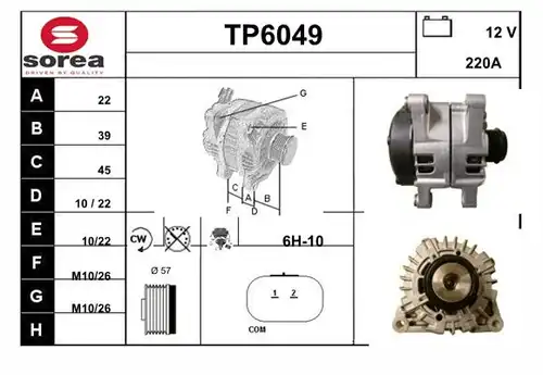 генератор SERA TP6049