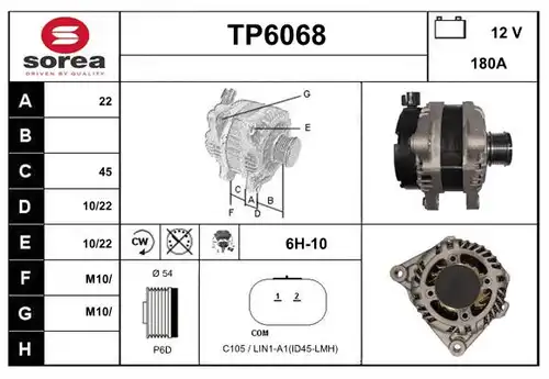 генератор SERA TP6068