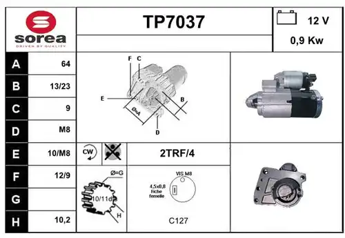 стартер SERA TP7037