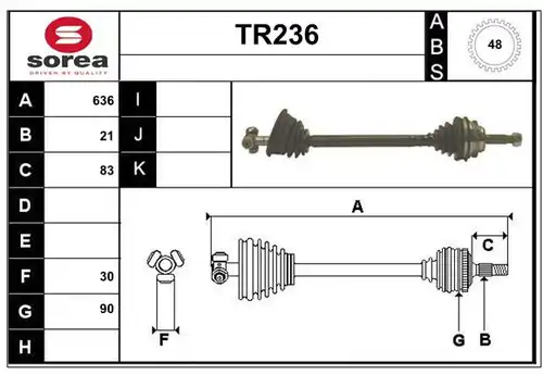 полуоска SERA TR236