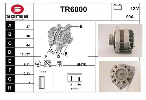 генератор SERA TR6000