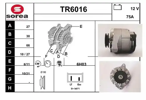 генератор SERA TR6016