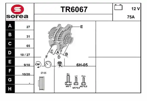 генератор SERA TR6067