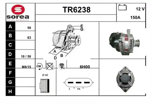 генератор SERA TR6238