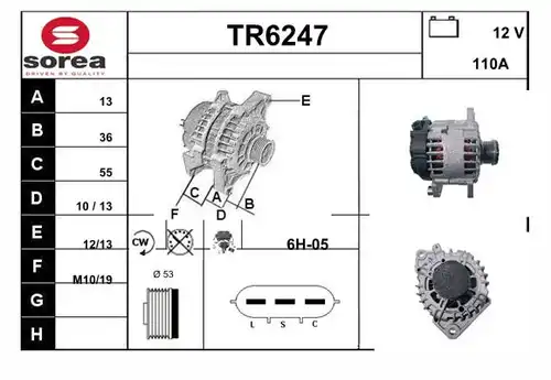 генератор SERA TR6247