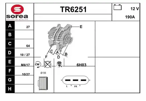 генератор SERA TR6251