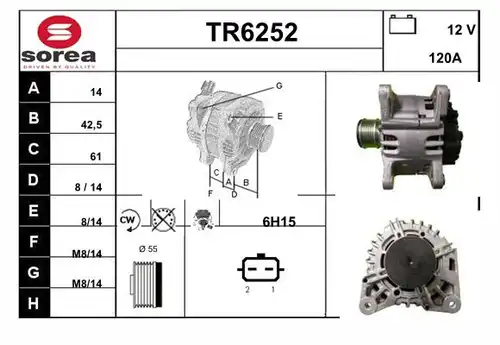 генератор SERA TR6252