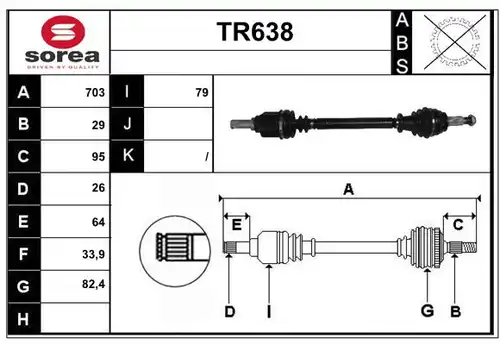 полуоска SERA TR638