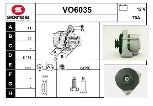 генератор SERA VO6035