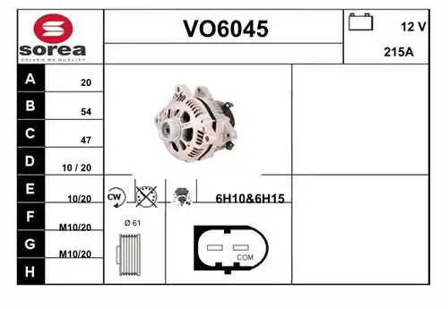 генератор SERA VO6045