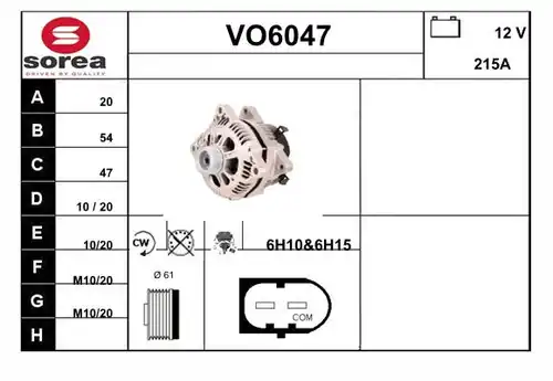 генератор SERA VO6047