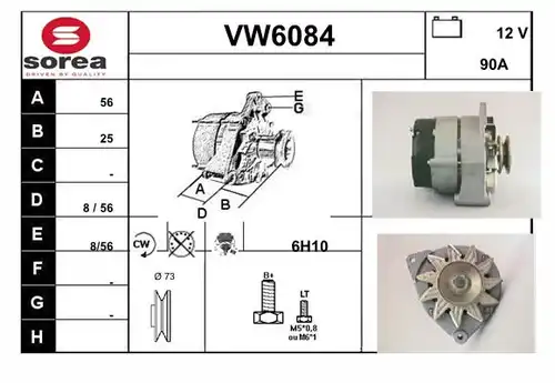 генератор SERA VW6084