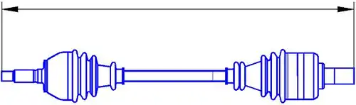 полуоска SERCORE 12019