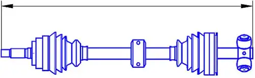 полуоска SERCORE 12521A