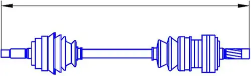 полуоска SERCORE 12654