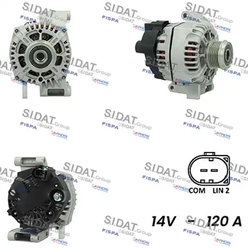 генератор SIDAT A12VA0407A2