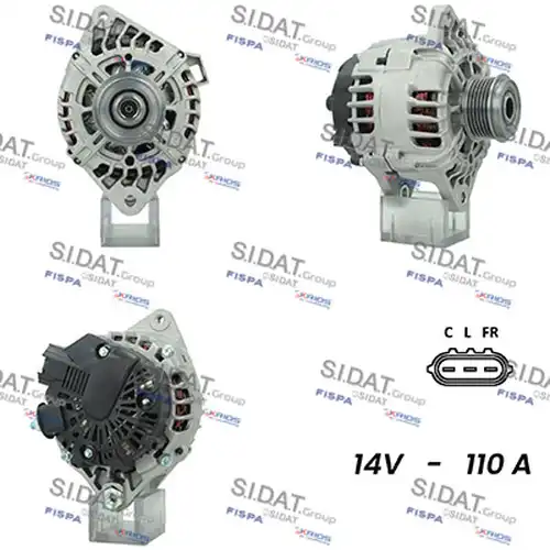 генератор SIDAT A12VA0824A2