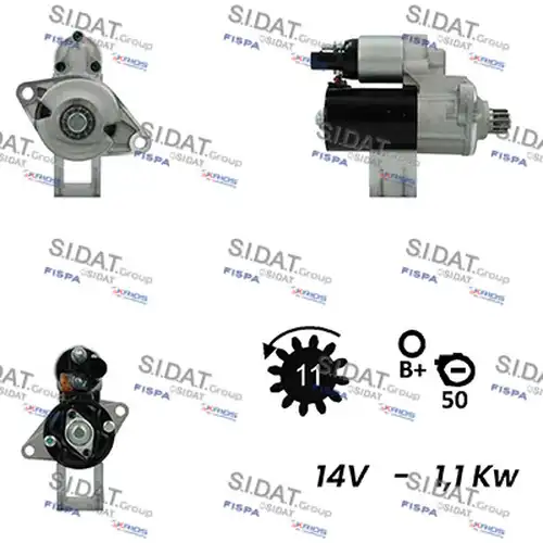 стартер SIDAT S12BH0601A2