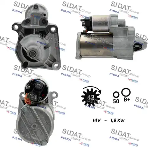 стартер SIDAT S12BH0650