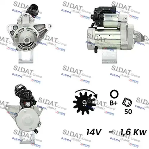 стартер SIDAT S12DE0139A2