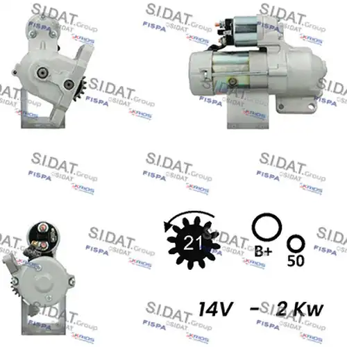 стартер SIDAT S12DE0741A2