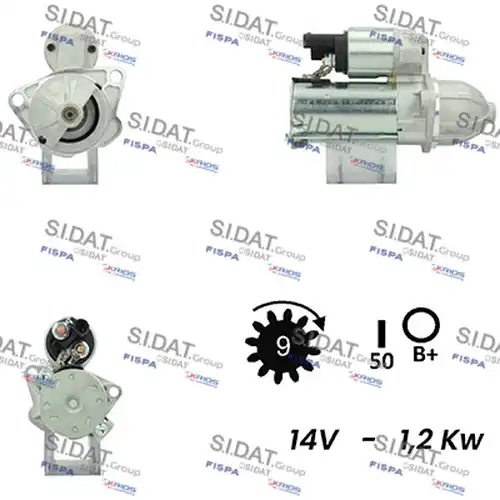 стартер SIDAT S12DR0655A2