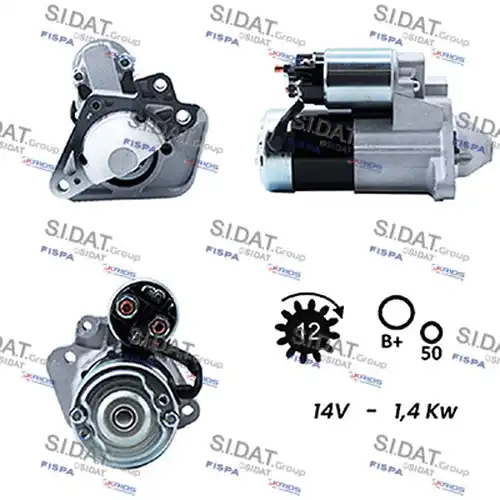 стартер SIDAT S12MH0012A2