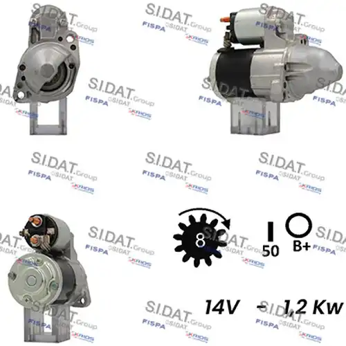 стартер SIDAT S12MH0395A2