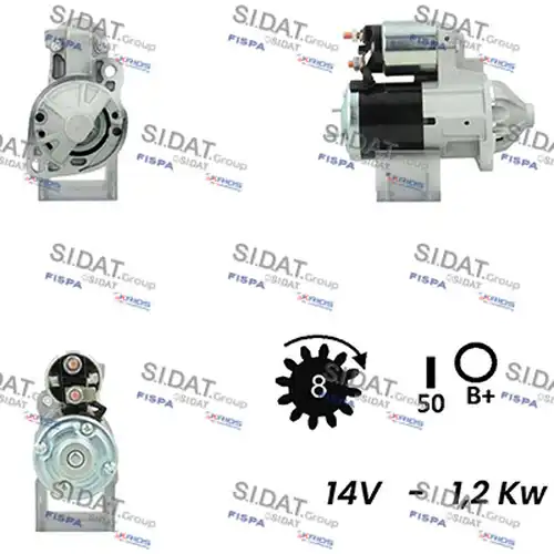 стартер SIDAT S12MH0411A2