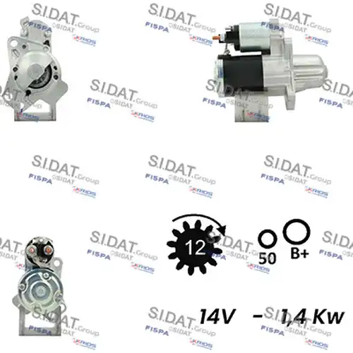 стартер SIDAT S12MH0540A2