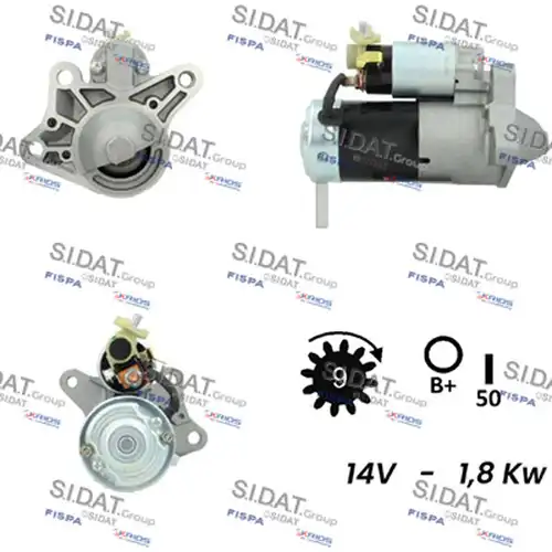 стартер SIDAT S12MH0545