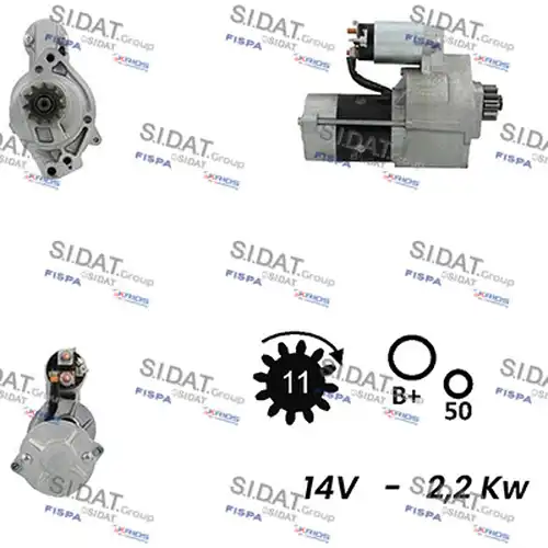 стартер SIDAT S12MH0576A2