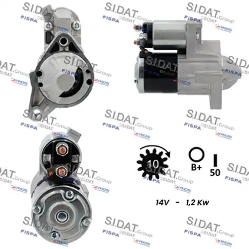 стартер SIDAT S12MH0873A2