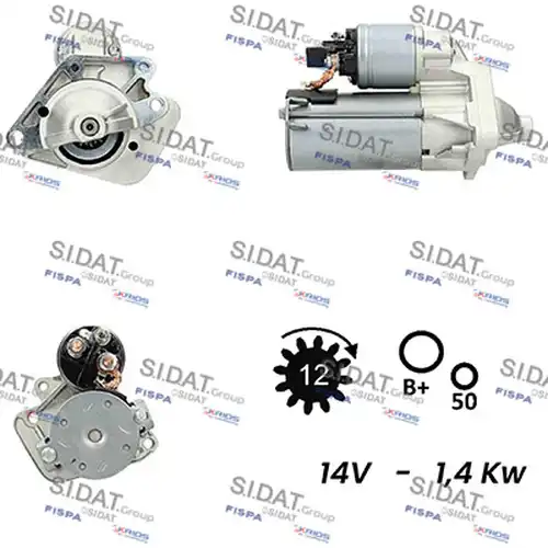 стартер SIDAT S12VA0012