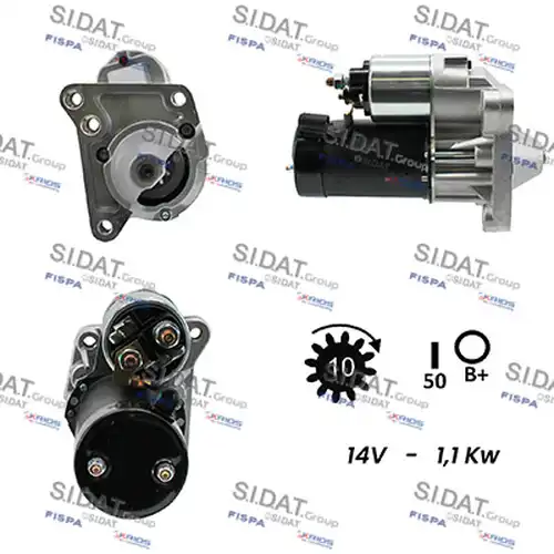 стартер SIDAT S12VA0051A2