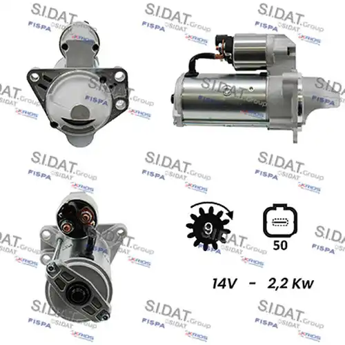 стартер SIDAT S12VA0125