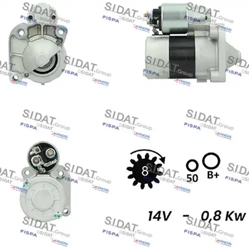 стартер SIDAT S12VA0191A2