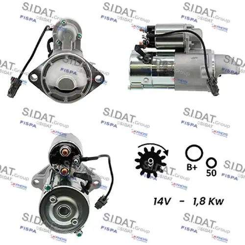 стартер SIDAT S12VA0205A2