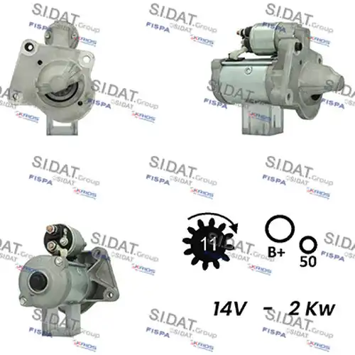 стартер SIDAT S12VA0285A2