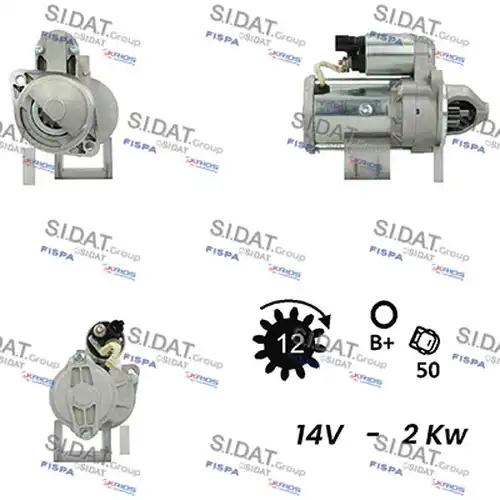 стартер SIDAT S12VA0412A2