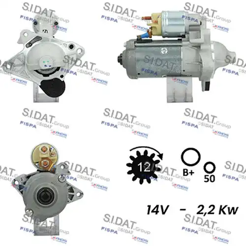 стартер SIDAT S12VA0478A2