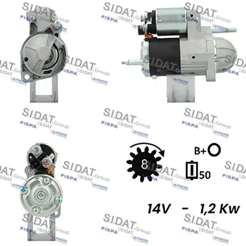 стартер SIDAT S12VA0557A2