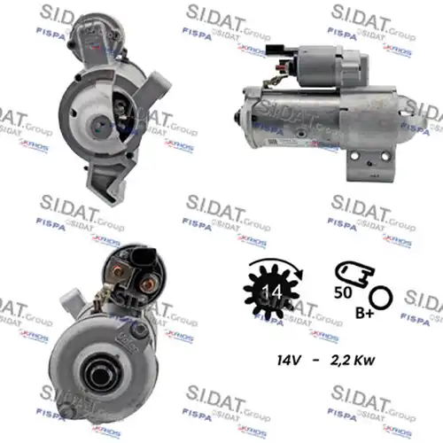 стартер SIDAT S12VA0848