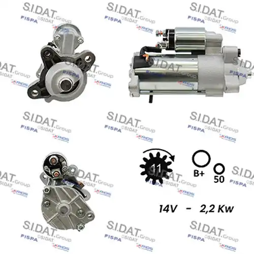 стартер SIDAT S12VS0036